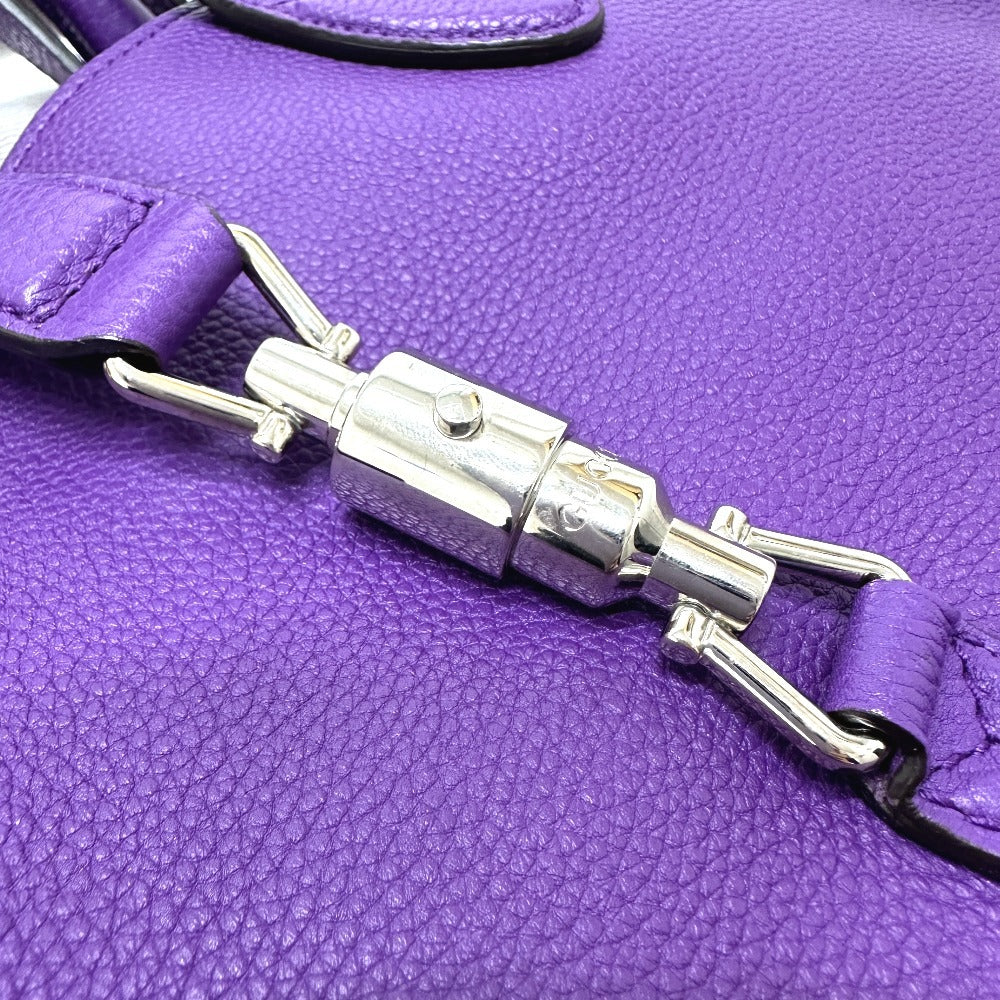 GUCCI Handbag 365460 leather purple New Jackie