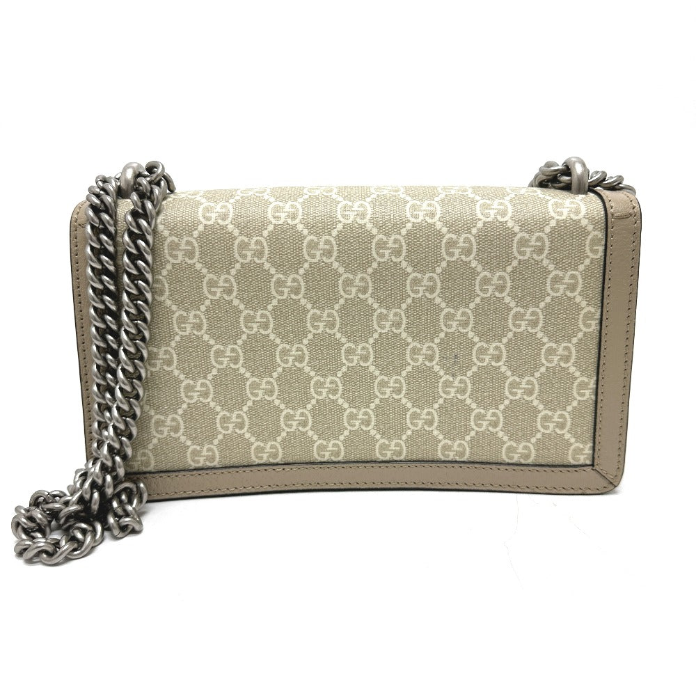 GUCCI Shoulder Bag 499623 GG Supreme Canvas beige GG Dionysus