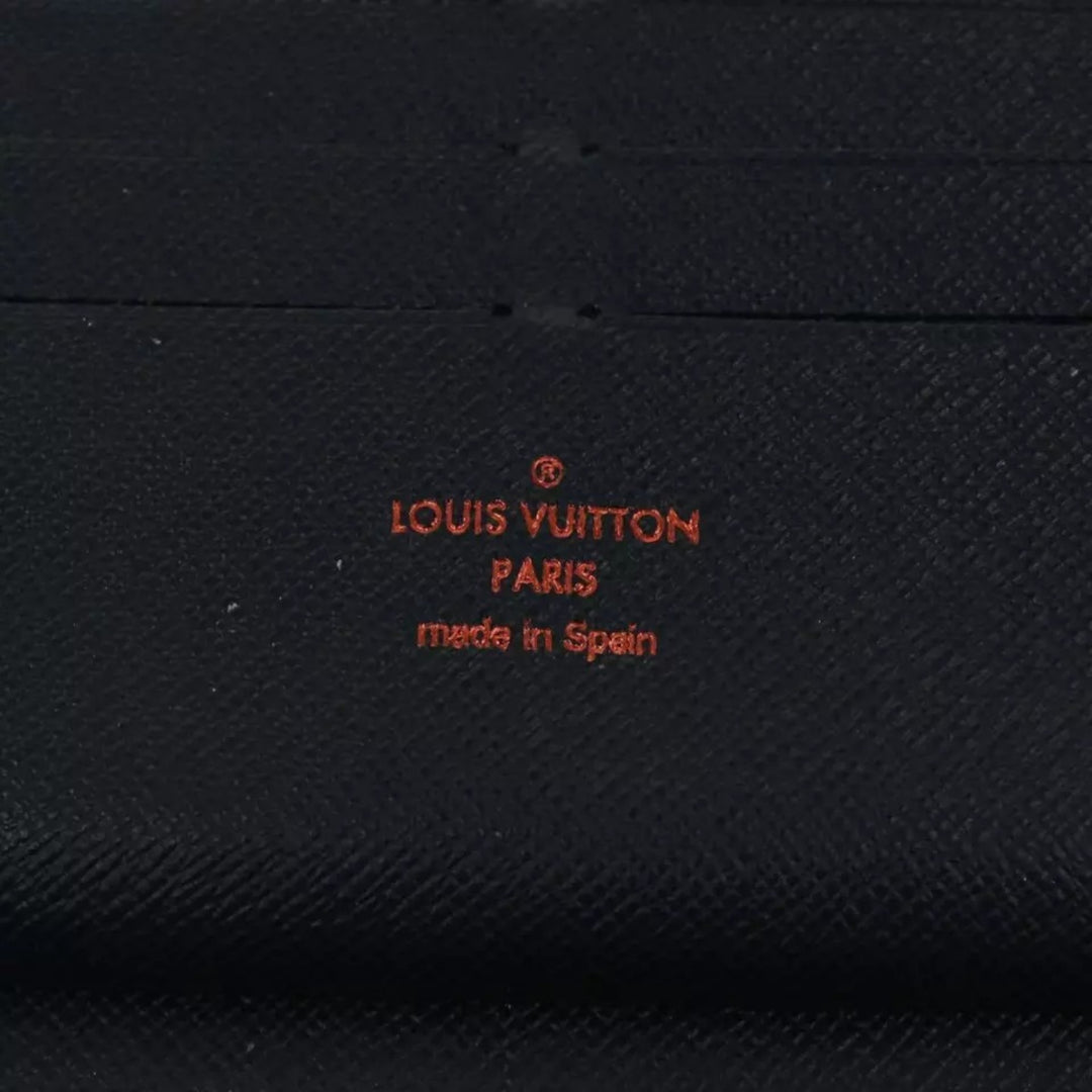 Louis Vuitton Ink Upside Down Zippy Organizer Monogram Canvas Wallet Navy Unisex