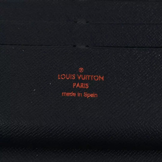 Louis Vuitton Ink Upside Down Zippy Organizer Monogram Canvas Wallet Navy Unisex