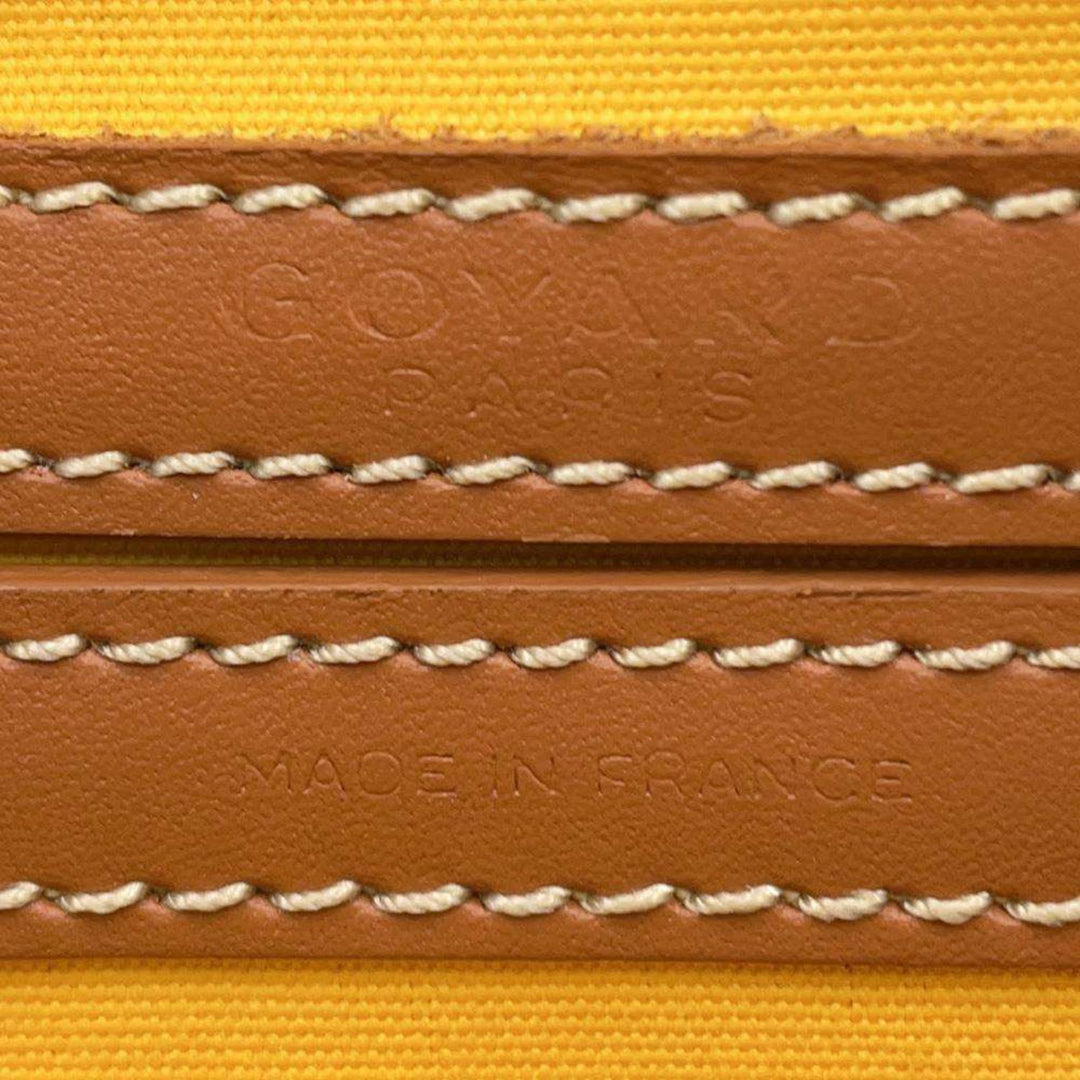 GOYARD CupVert PVC Leather Brown Black Wallet Preloved