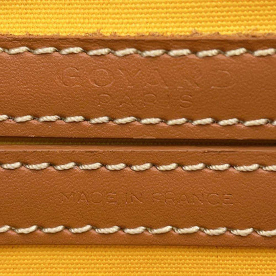 GOYARD CupVert PVC Leather Brown Black Wallet Preloved