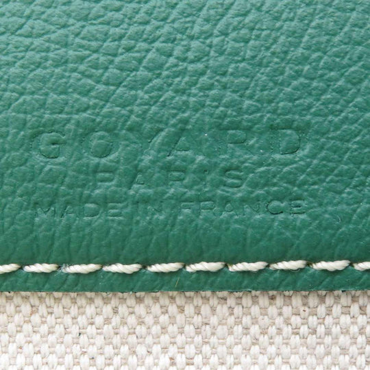 GOYARD Sun Louis PVC Leather Green Tote Bag Preloved