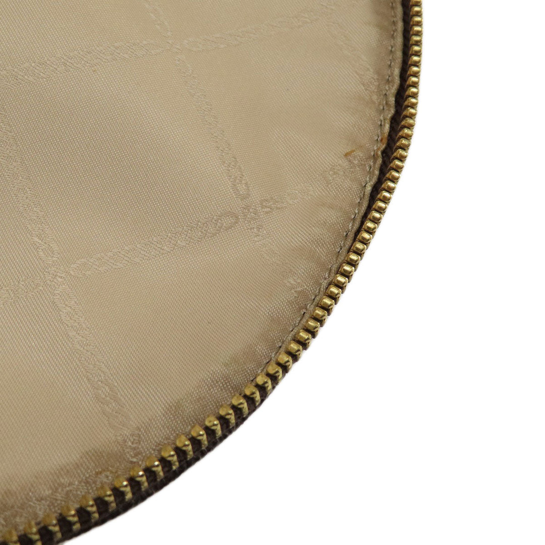 MICHAEL KORS Backpack PVC Brown MK signature Women Used Authentic