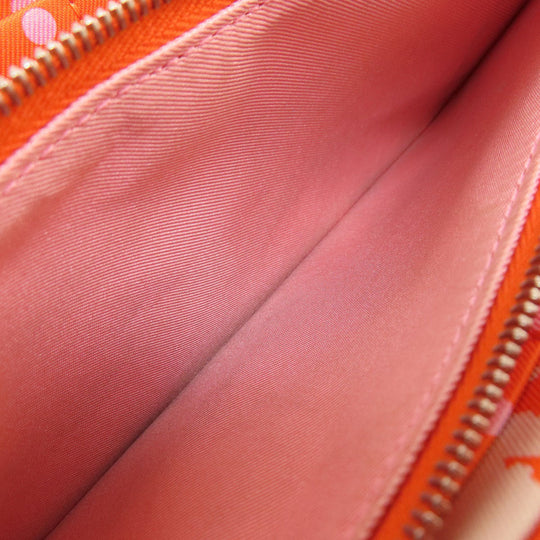 HERMES Long Wallet Purse Epsom pink Azap Silk In Long Rose Azalee Silver Metal Women Used Authentic