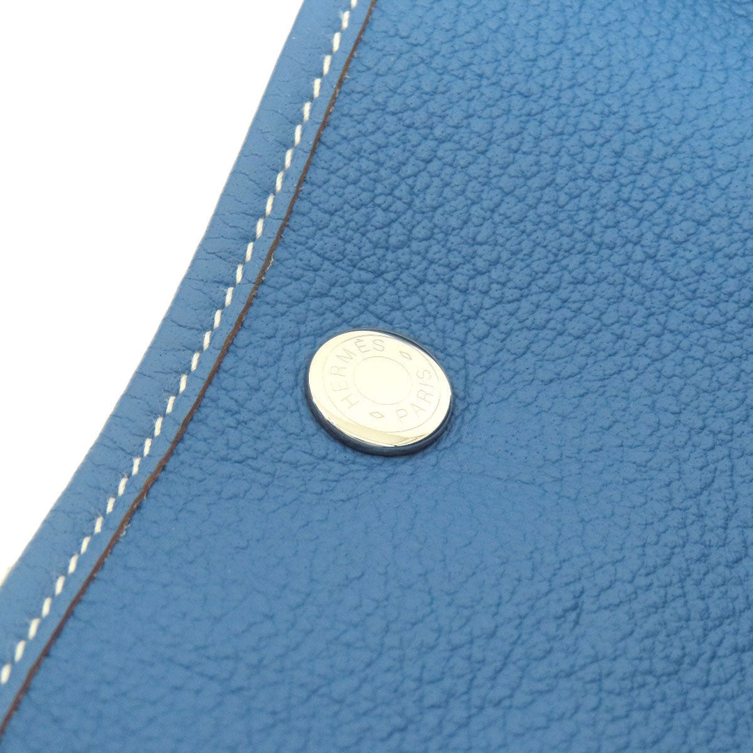 HERMES Tote Bag Negonda blue Garden Party PM Blue type SilverMetal Women Used Authentic