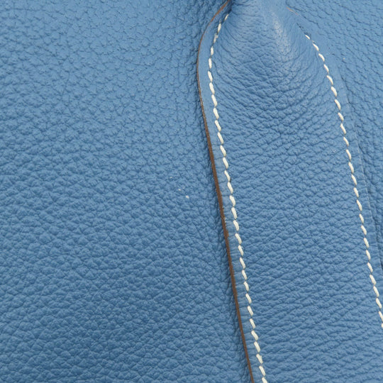 HERMES Tote Bag Negonda blue Garden Party PM Blue type SilverMetal Women Used Authentic