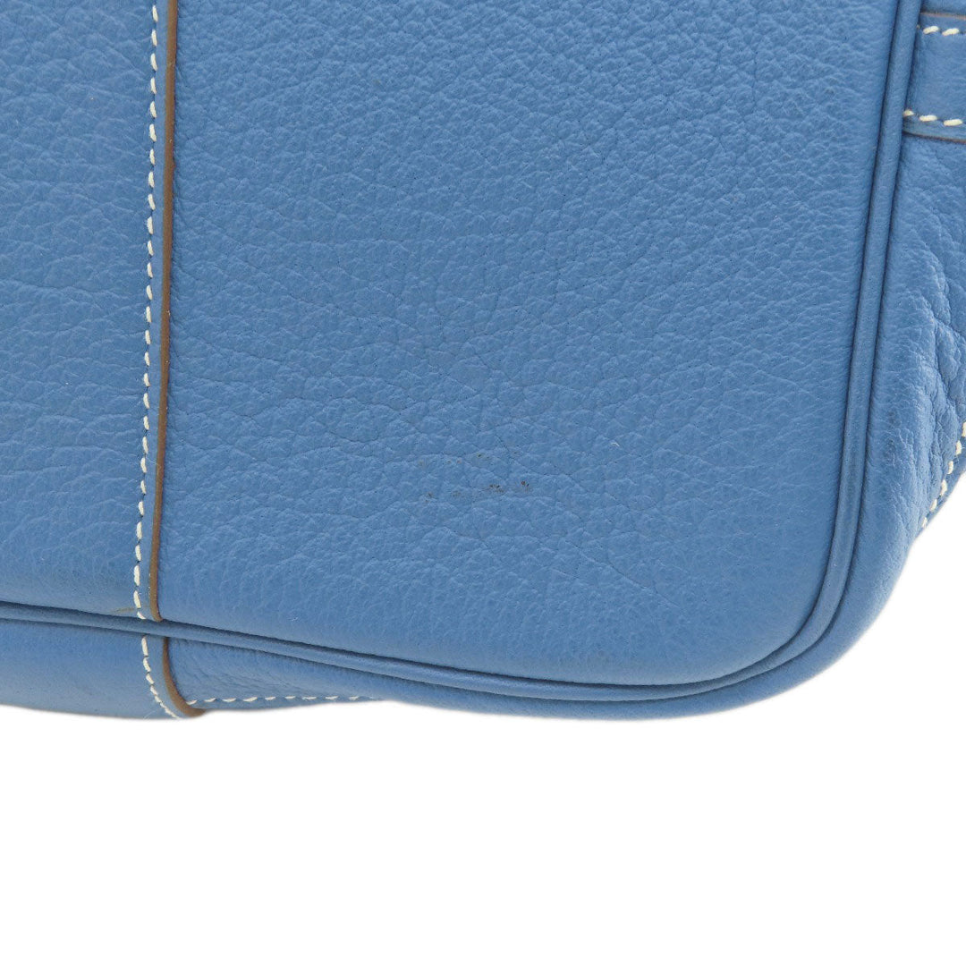 HERMES Tote Bag Negonda blue Garden Party PM Blue type SilverMetal Women Used Authentic