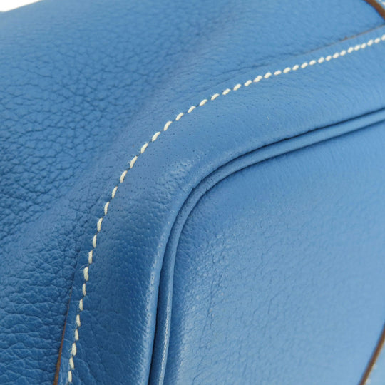 HERMES Tote Bag Negonda blue Garden Party PM Blue type SilverMetal Women Used Authentic