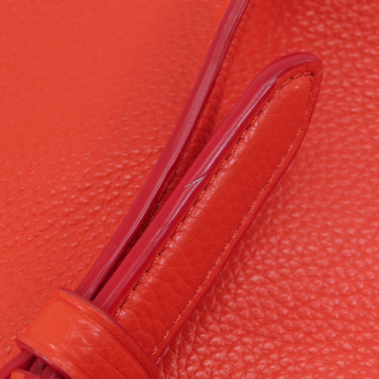 COACH Shoulder Bag F38250 leather Red 2WAY Women Used Authentic