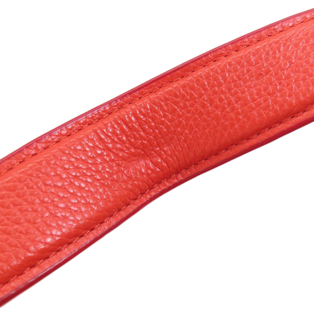 COACH Shoulder Bag F38250 leather Red 2WAY Women Used Authentic