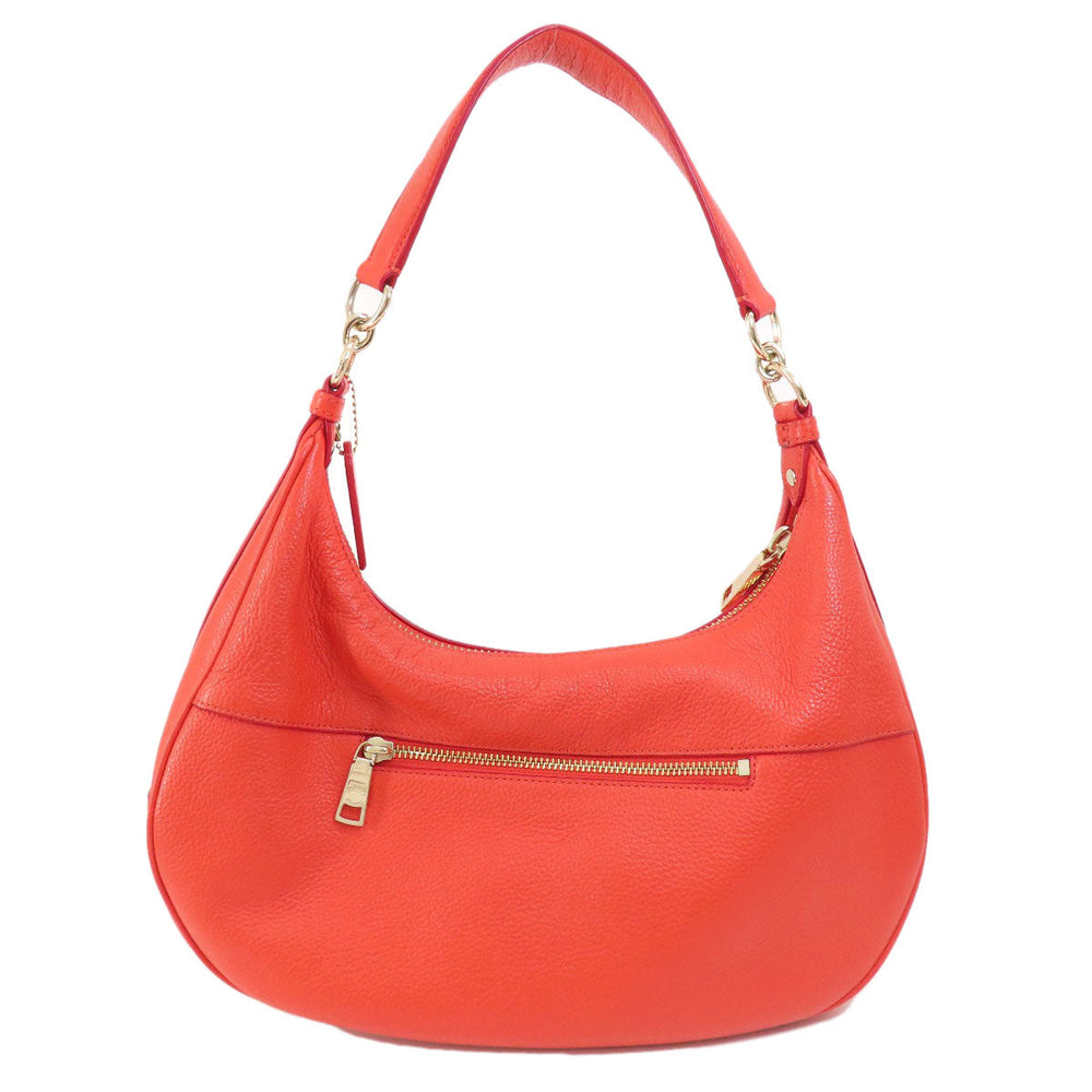 COACH Shoulder Bag F38250 leather Red 2WAY Women Used Authentic