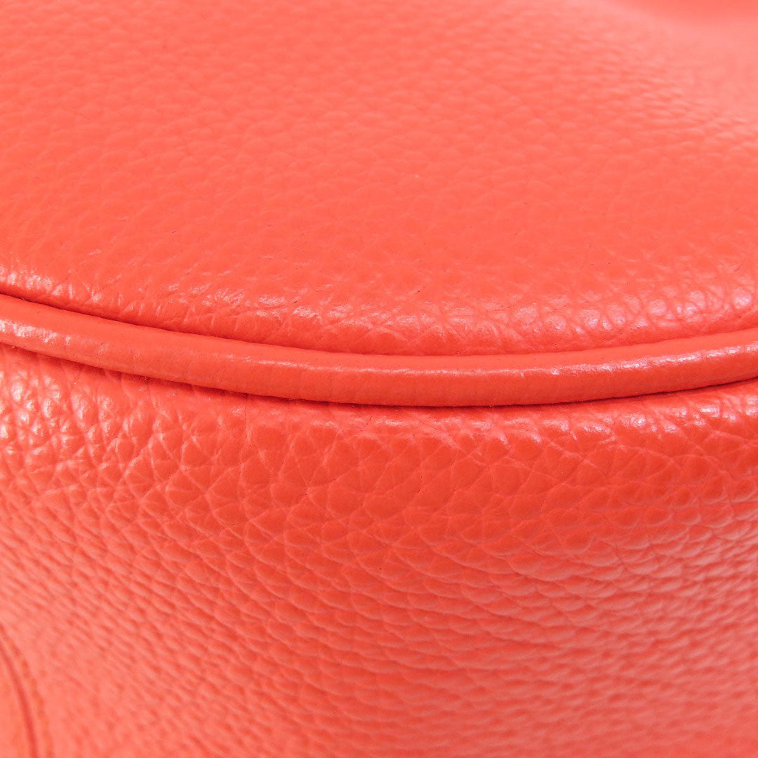 COACH Shoulder Bag F38250 leather Red 2WAY Women Used Authentic