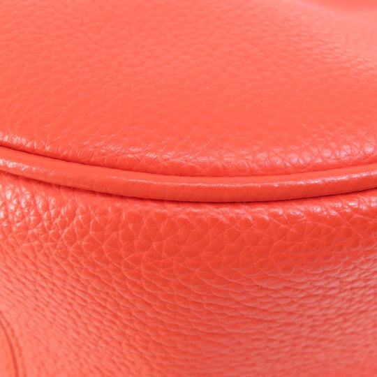 COACH Shoulder Bag F38250 leather Red 2WAY Women Used Authentic