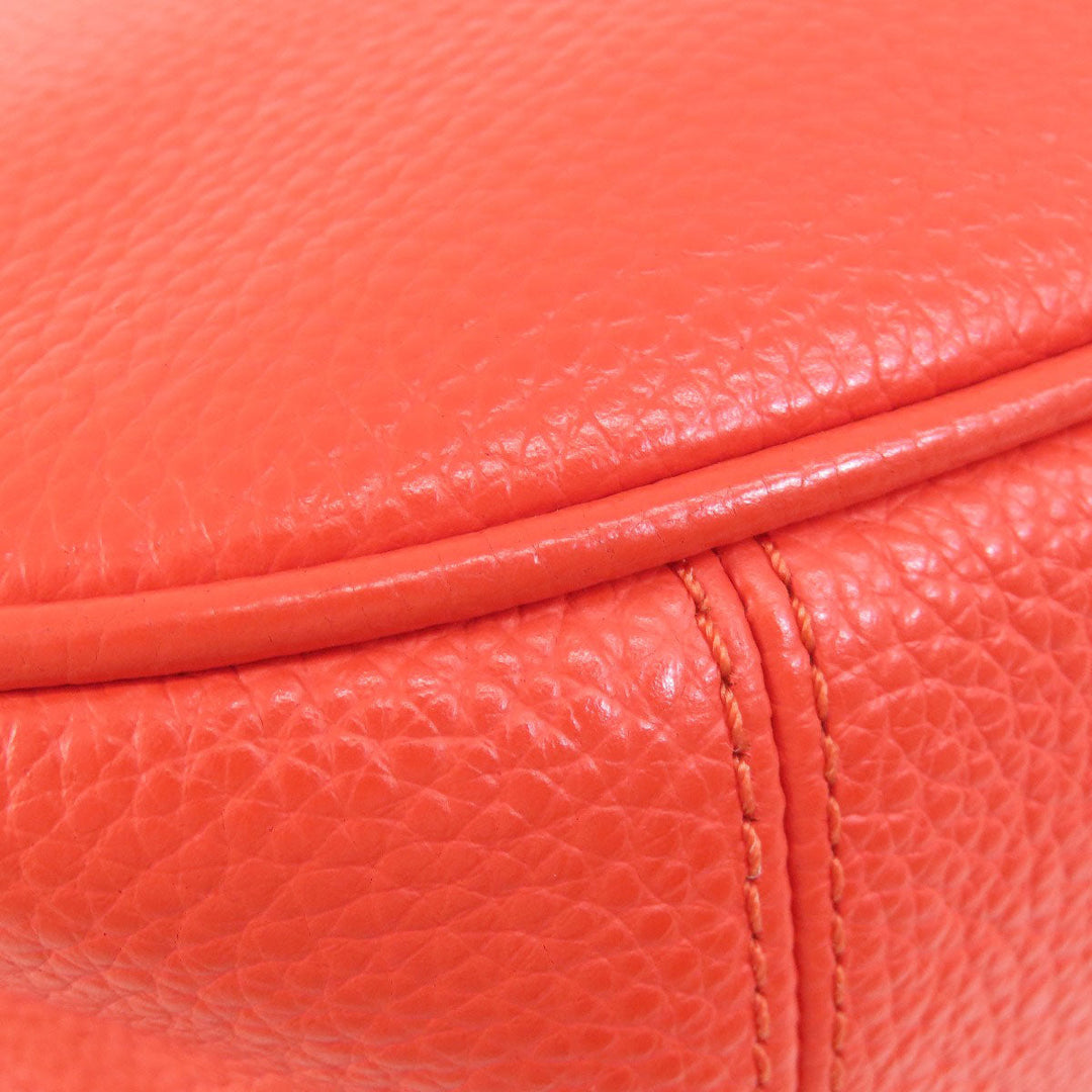 COACH Shoulder Bag F38250 leather Red 2WAY Women Used Authentic