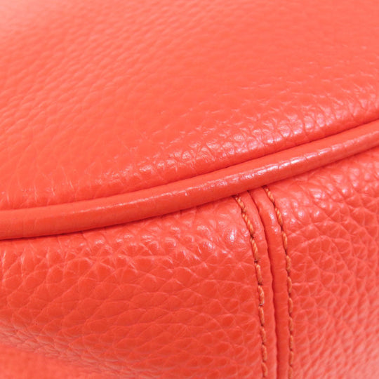 COACH Shoulder Bag F38250 leather Red 2WAY Women Used Authentic