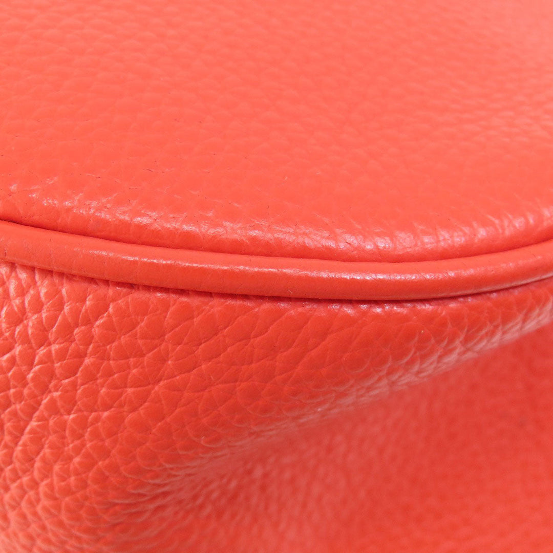 COACH Shoulder Bag F38250 leather Red 2WAY Women Used Authentic