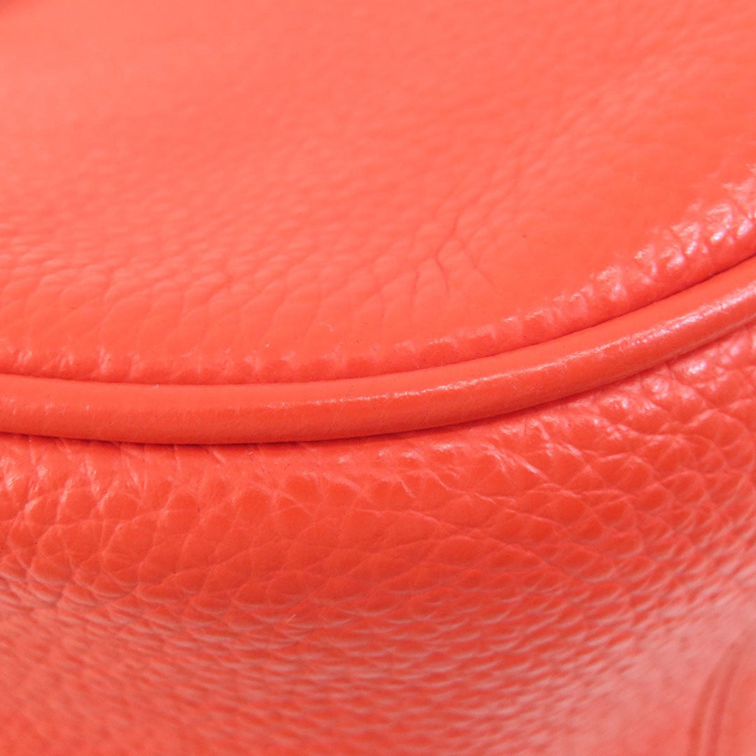 COACH Shoulder Bag F38250 leather Red 2WAY Women Used Authentic