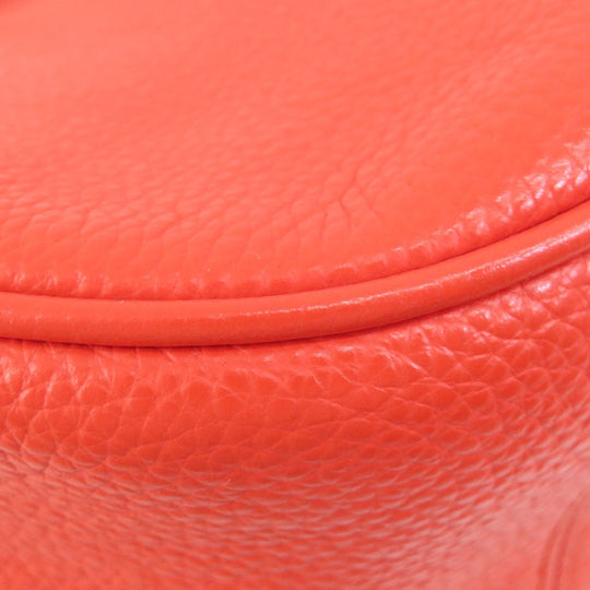 COACH Shoulder Bag F38250 leather Red 2WAY Women Used Authentic