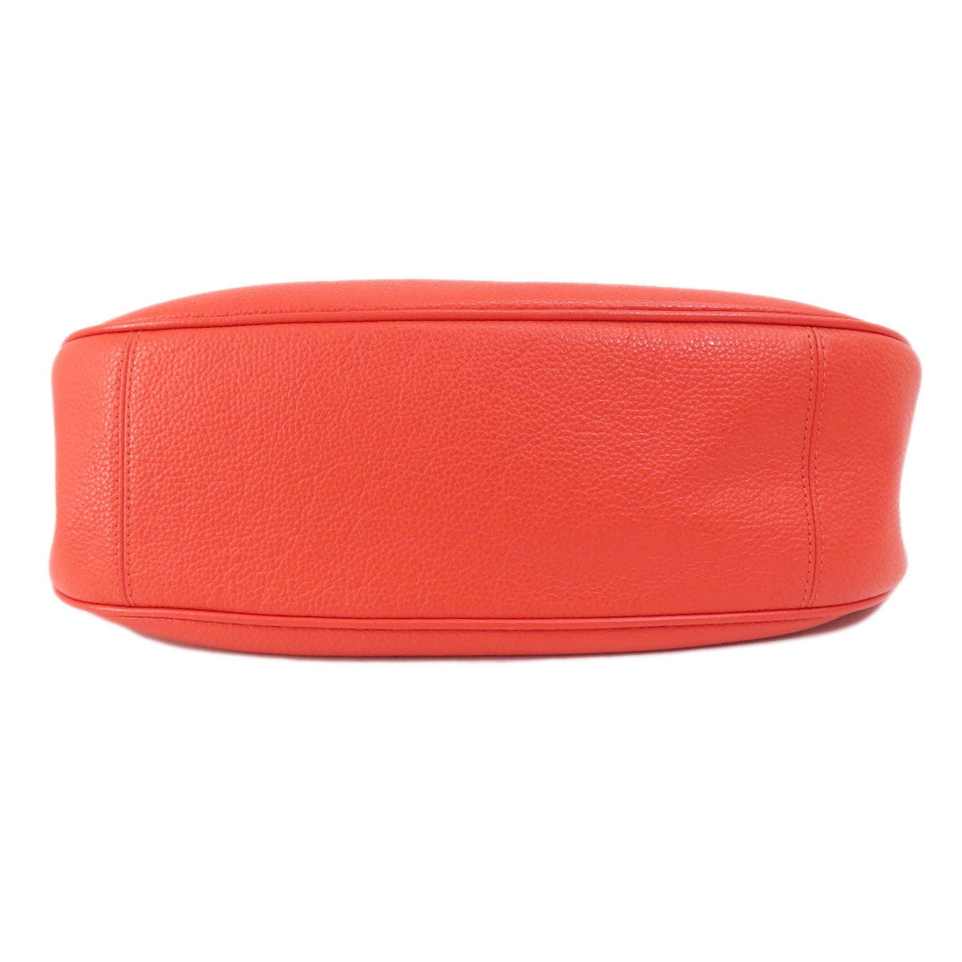 COACH Shoulder Bag F38250 leather Red 2WAY Women Used Authentic