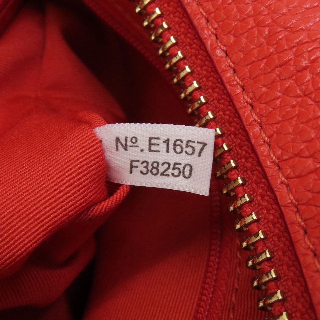 COACH Shoulder Bag F38250 leather Red 2WAY Women Used Authentic