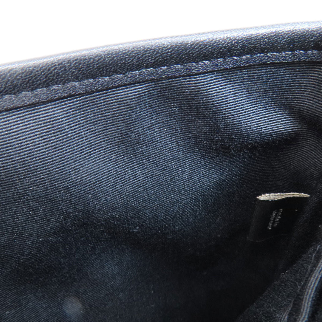 COACH Shoulder Bag C3134 PVC, Leather black Truck Small mens Used Authentic