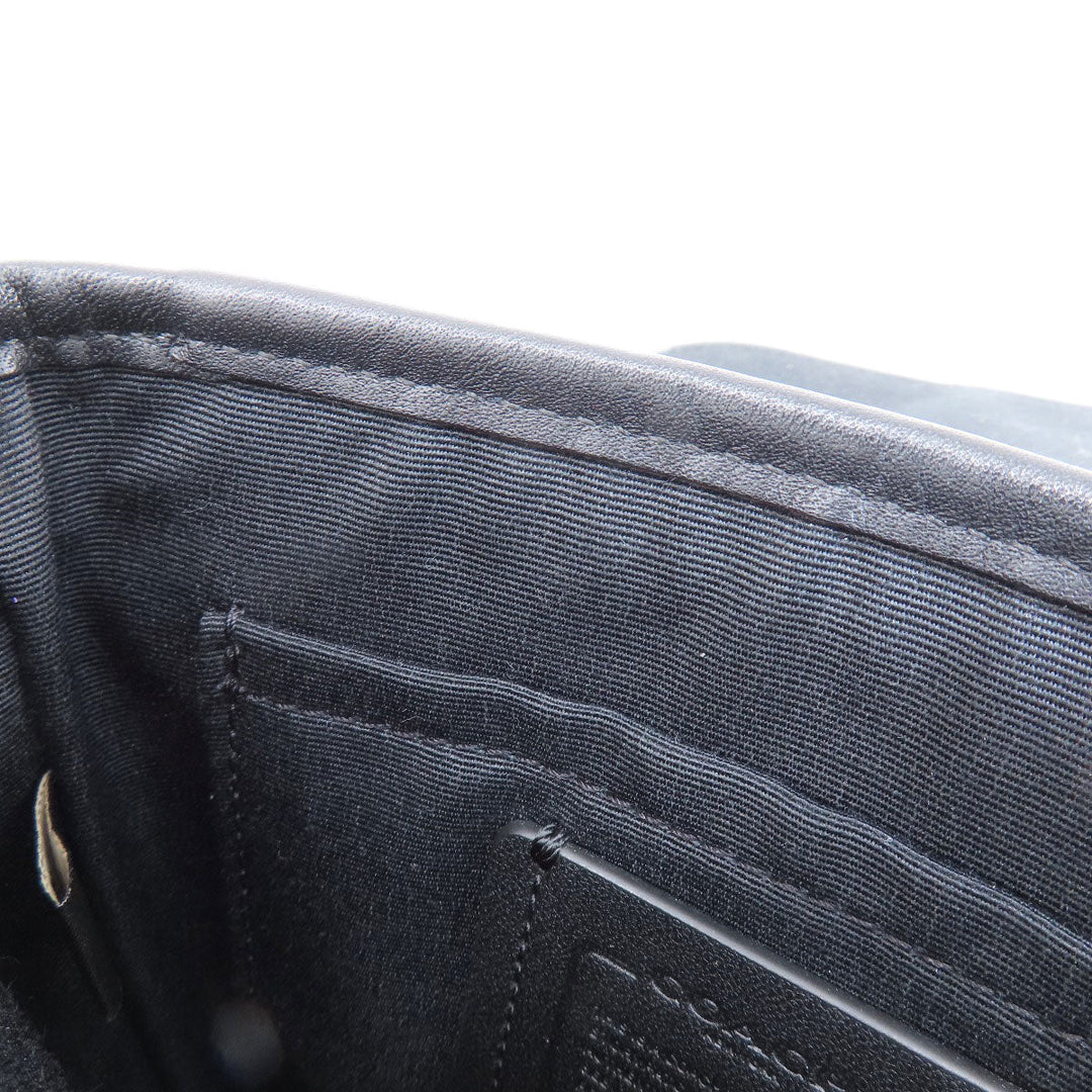 COACH Shoulder Bag C3134 PVC, Leather black Truck Small mens Used Authentic