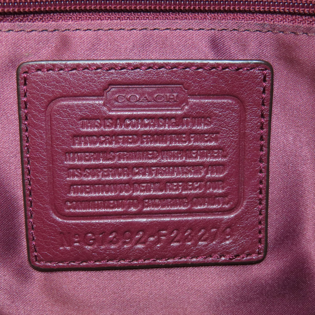 COACH Handbag F23279 canvas beige Signature 2WAY