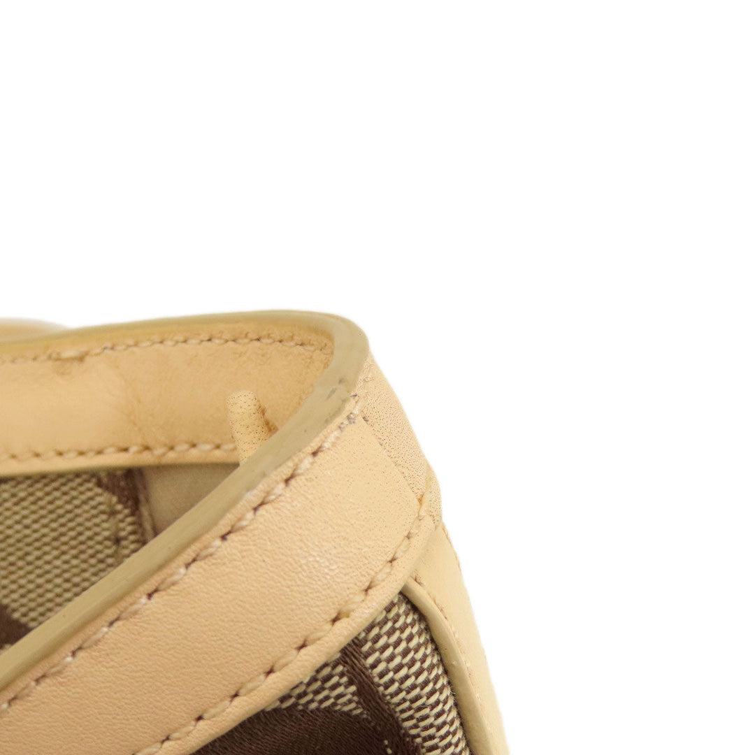 COACH Tote Bag 23465 canvas Brown Signature Women Used Authentic