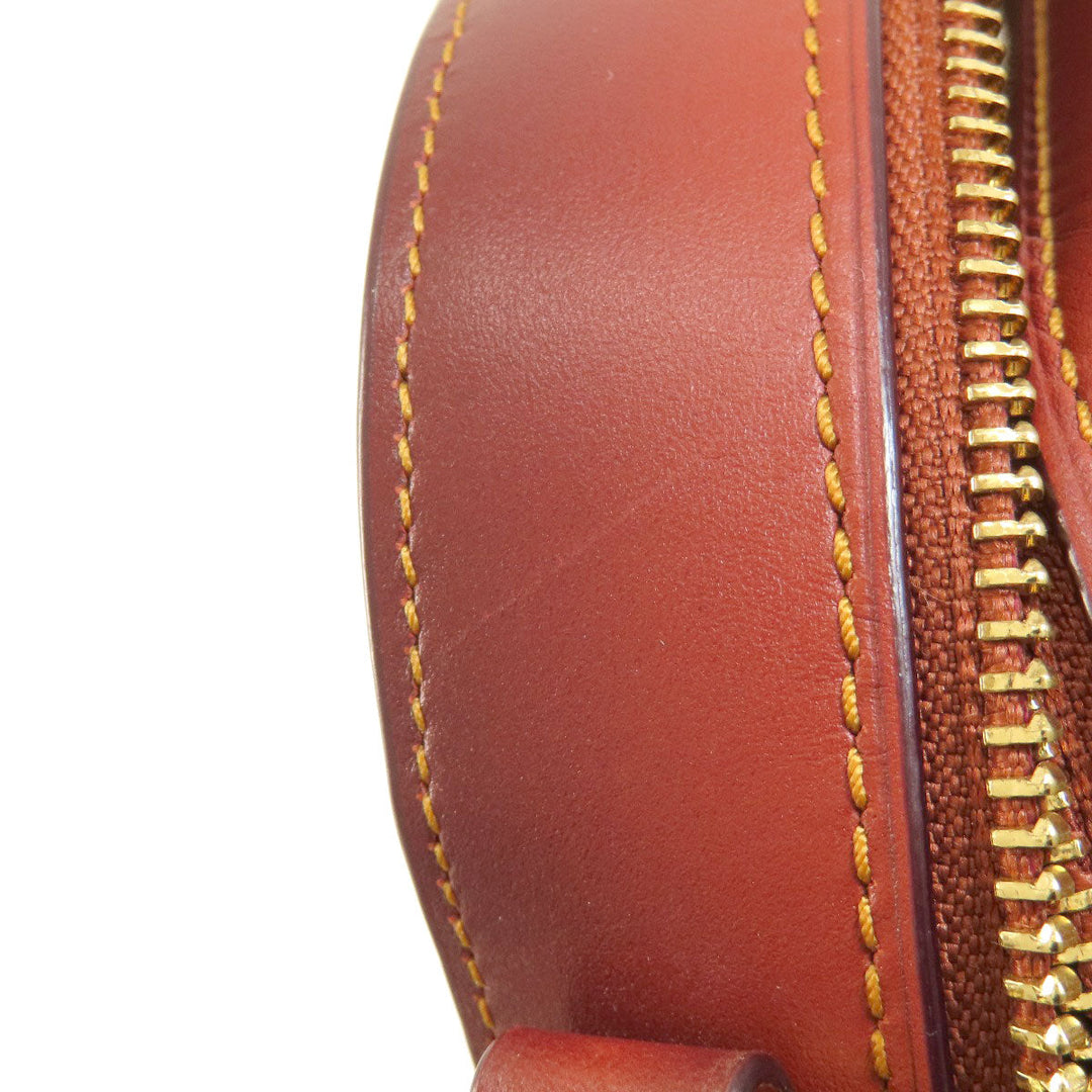 COACH Shoulder Bag 31208 PVC Brown Signature Women Used Authentic