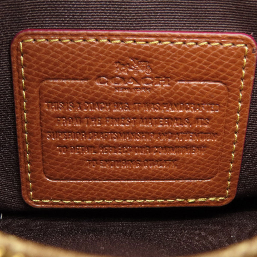 COACH Tote Bag F34608 PVC Brown Signature 2WAY