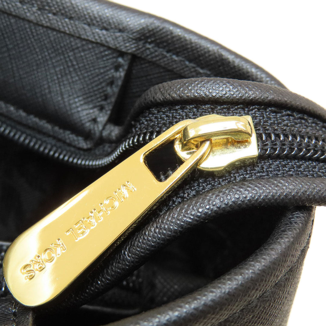 MICHAEL KORS Tote Bag leather Brown logo Women Used Authentic