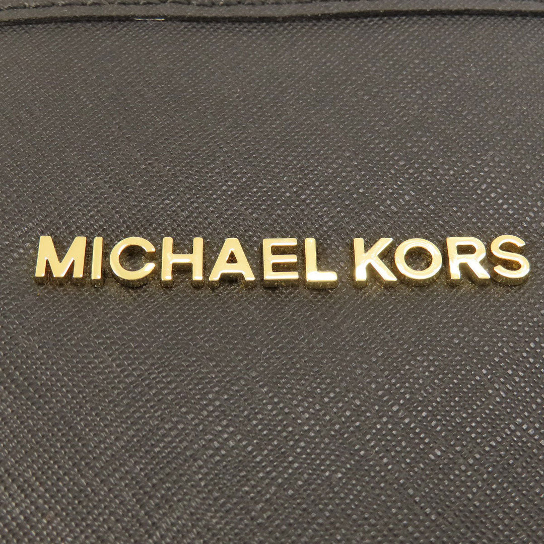 MICHAEL KORS Tote Bag leather Brown logo Women Used Authentic