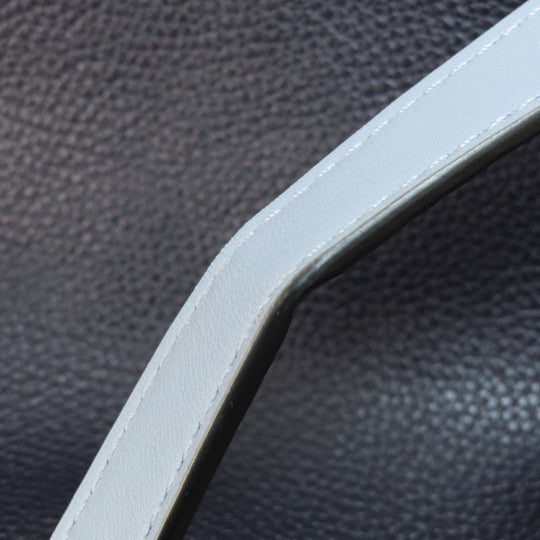 COACH Tote Bag 73720 leather Navy logoMetal 2WAY