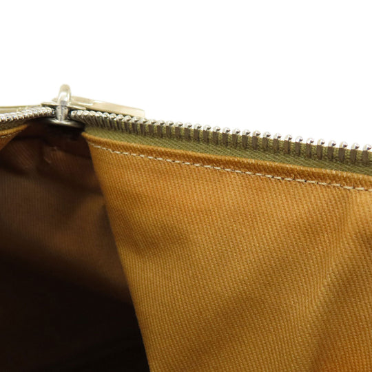 CELINE Boston Duffel bag canvas Brown C Macadam Women Used Authentic