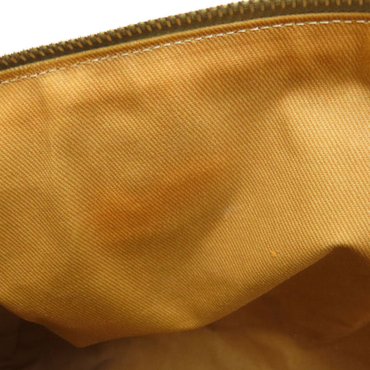 CELINE Boston Duffel bag canvas Brown C Macadam Women Used Authentic