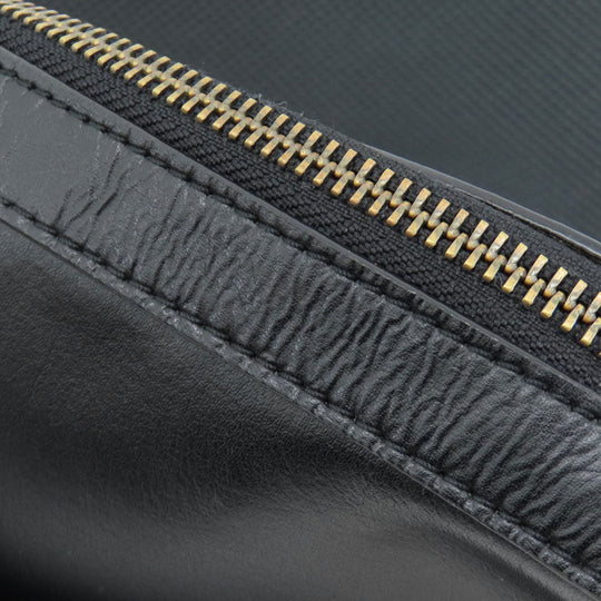 COACH Shoulder Bag F37609 Nylon canvas, leather black logo Women Used Authentic