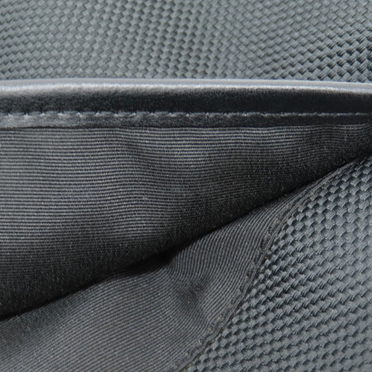 COACH Shoulder Bag F37609 Nylon canvas, leather black logo Women Used Authentic