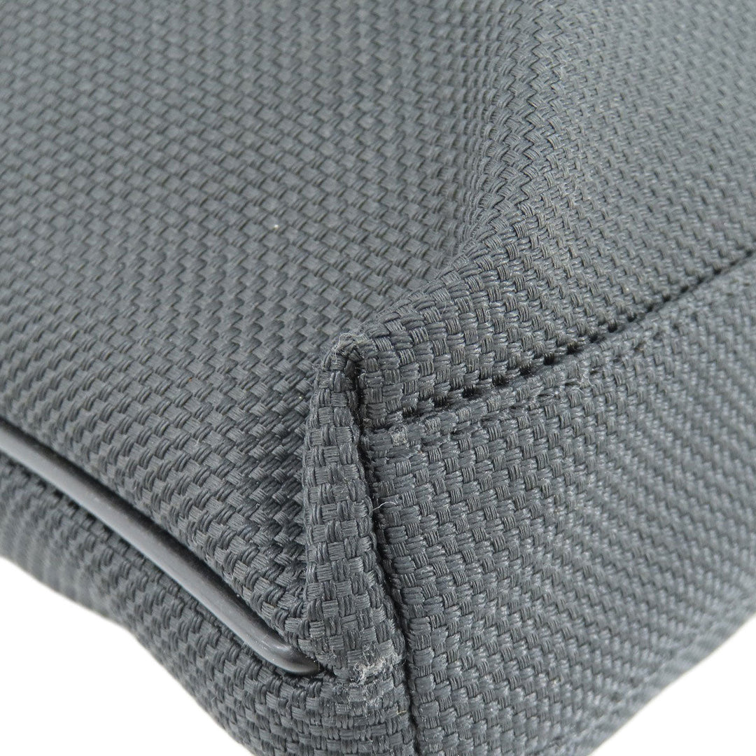 COACH Shoulder Bag F37609 Nylon canvas, leather black logo Women Used Authentic