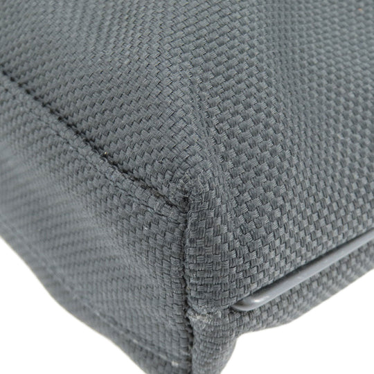 COACH Shoulder Bag F37609 Nylon canvas, leather black logo Women Used Authentic