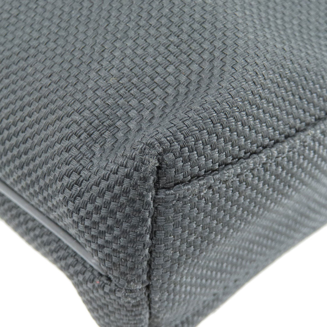 COACH Shoulder Bag F37609 Nylon canvas, leather black logo Women Used Authentic