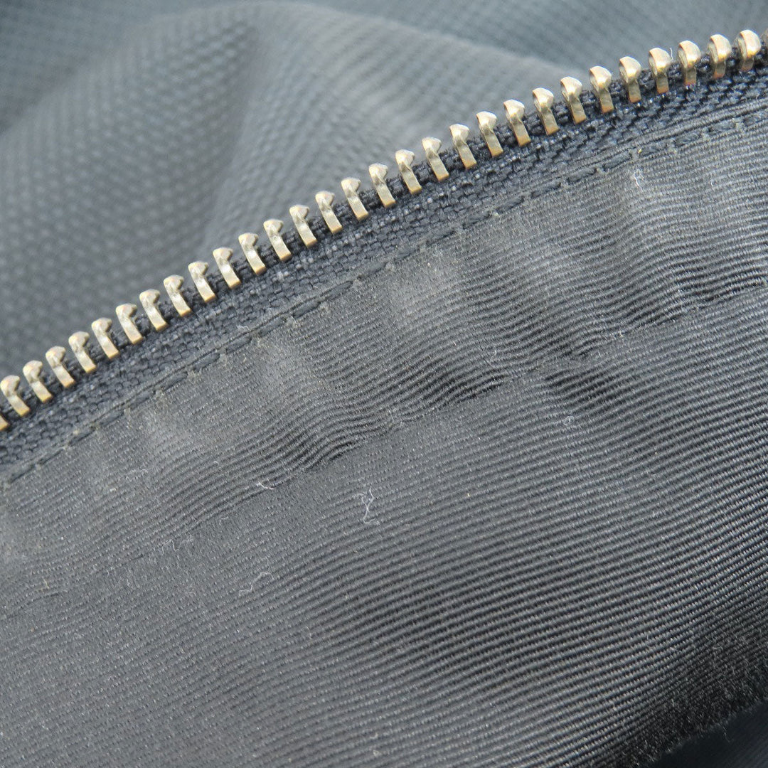 COACH Shoulder Bag F37609 Nylon canvas, leather black logo Women Used Authentic