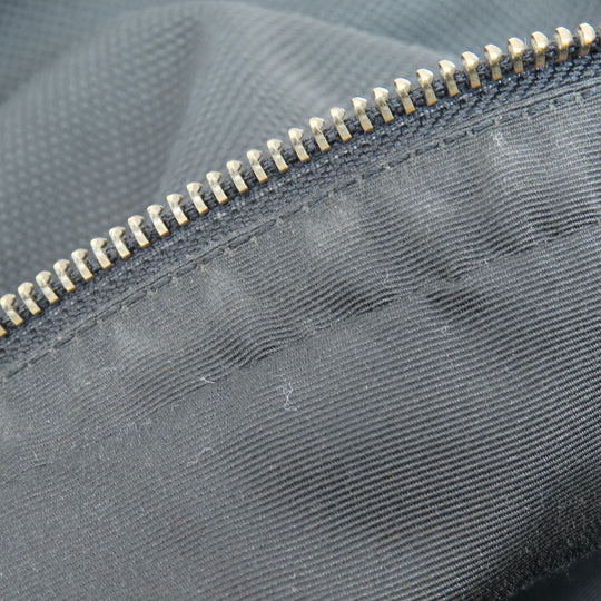 COACH Shoulder Bag F37609 Nylon canvas, leather black logo Women Used Authentic