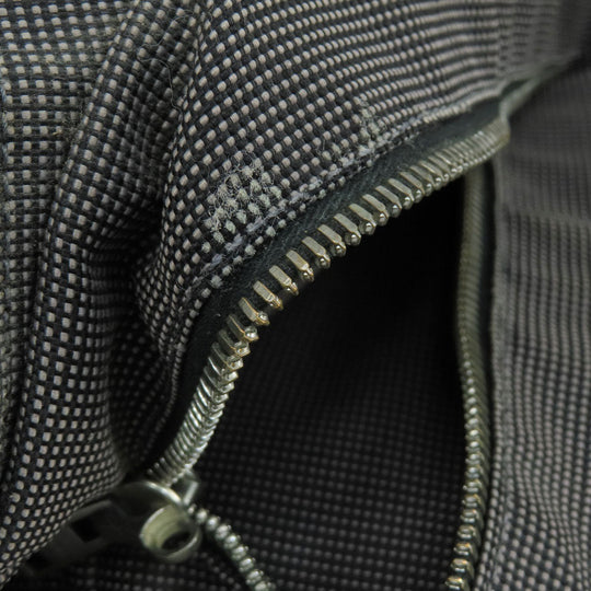 HERMES Tote Bag canvas gray Her Line mens Used Authentic