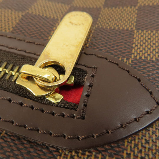 LOUIS VUITTON Tote Bag N51181 Damier canvas Brown Saleya GM Damier Ebene Women Used Authentic