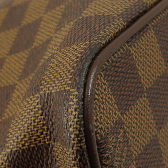 LOUIS VUITTON Tote Bag N51181 Damier canvas Brown Saleya GM Damier Ebene Women Used Authentic