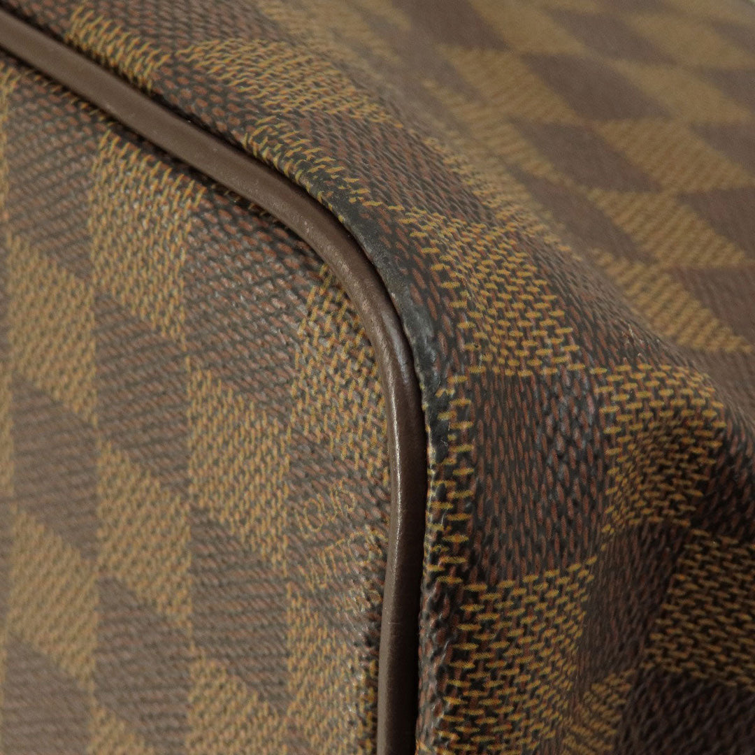 LOUIS VUITTON Tote Bag N51181 Damier canvas Brown Saleya GM Damier Ebene Women Used Authentic