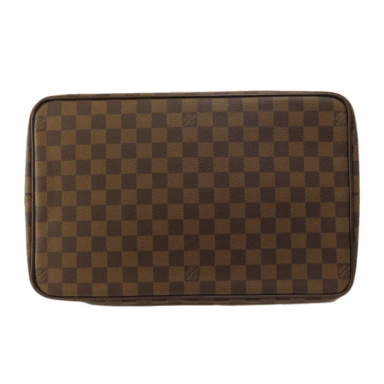 LOUIS VUITTON Tote Bag N51181 Damier canvas Brown Saleya GM Damier Ebene Women Used Authentic
