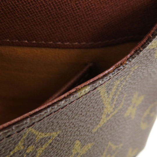 LOUIS VUITTON Shoulder Bag M51257 Monogram canvas Brown Musette Tango Short Monogram Women Used Authentic