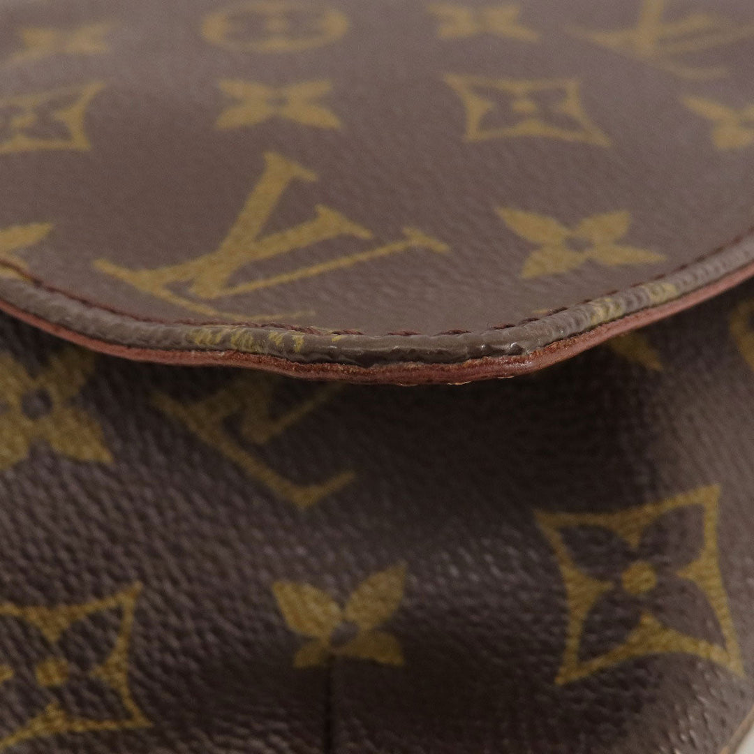 LOUIS VUITTON Shoulder Bag M51257 Monogram canvas Brown Musette Tango Short Monogram Women Used Authentic